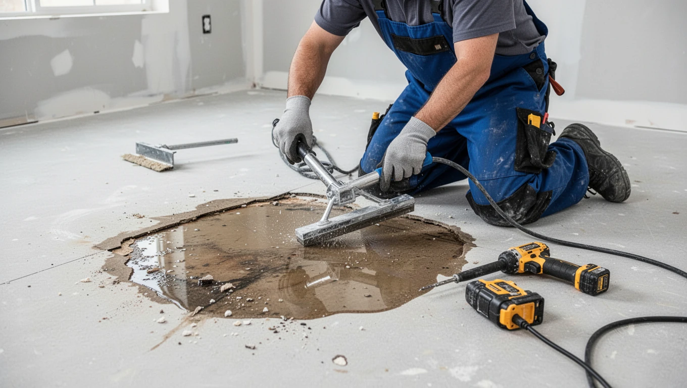 Floor Water Damage Repair